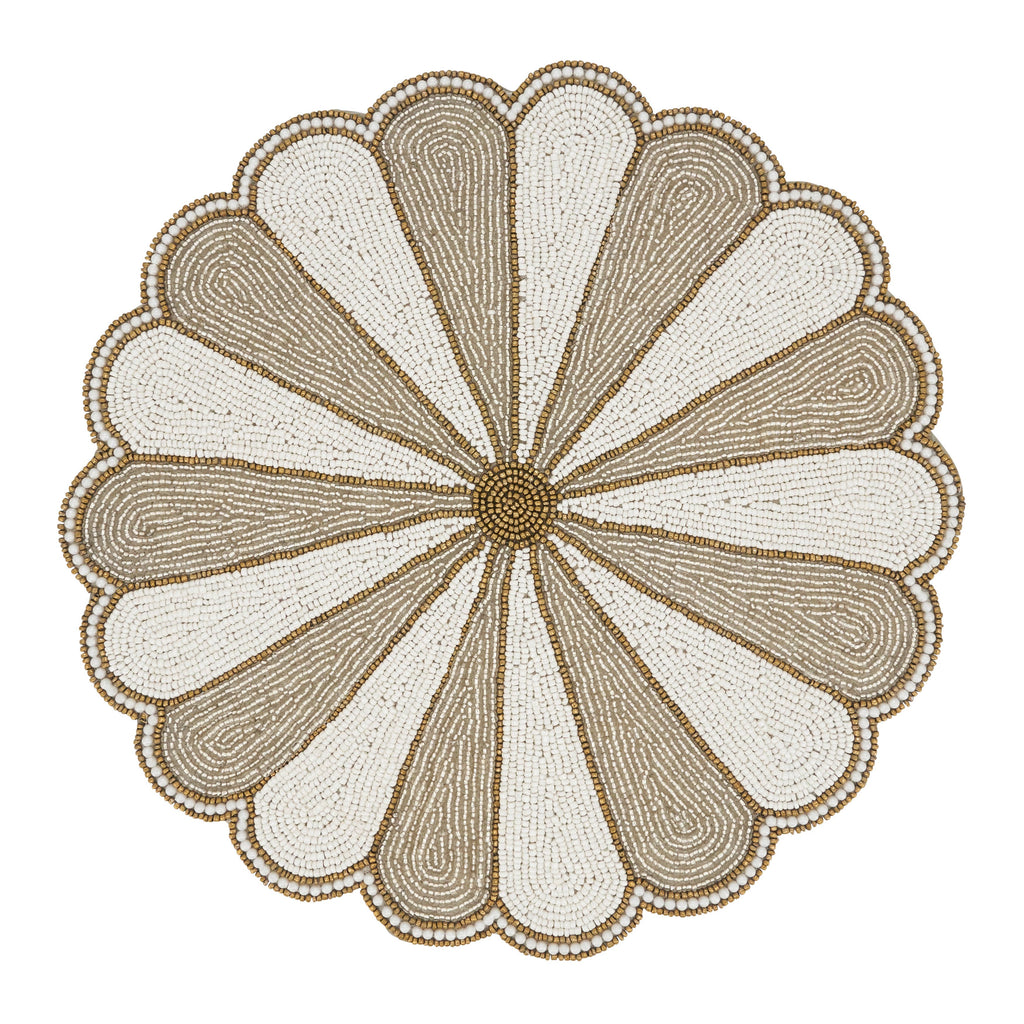 Beaded Pinwheel Placemat (Set of 2)