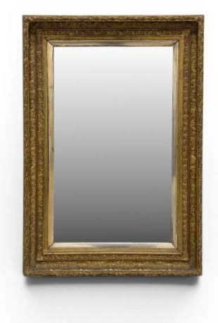 Large giltwood and gesso wall mirror