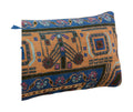 handmade kilim throw pillow on white background