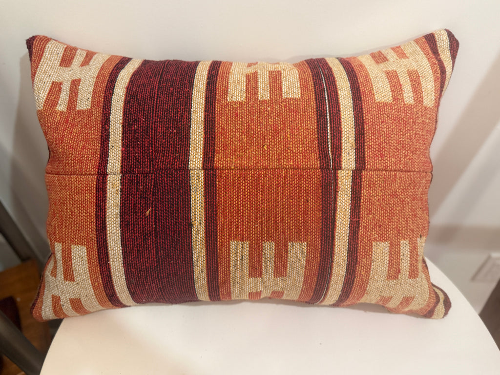 Turkish Kilim Lumbar Pillow 2