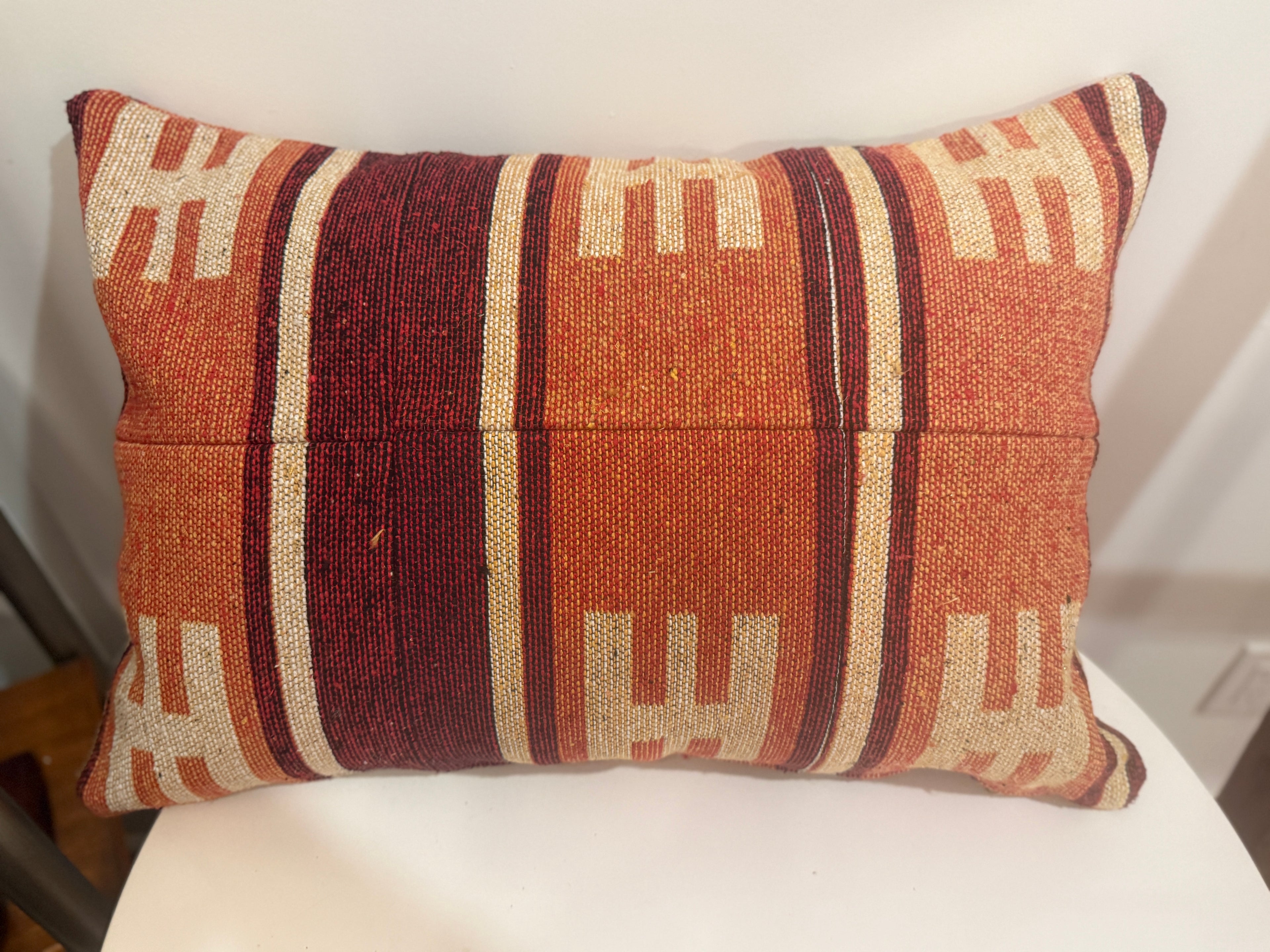 Turkish Kilim Lumbar Pillow 2
