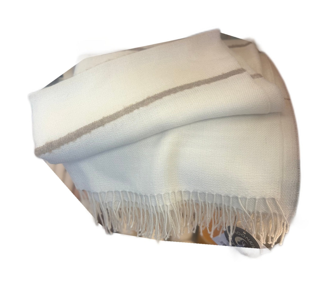 matouk alpaca blanket on white background