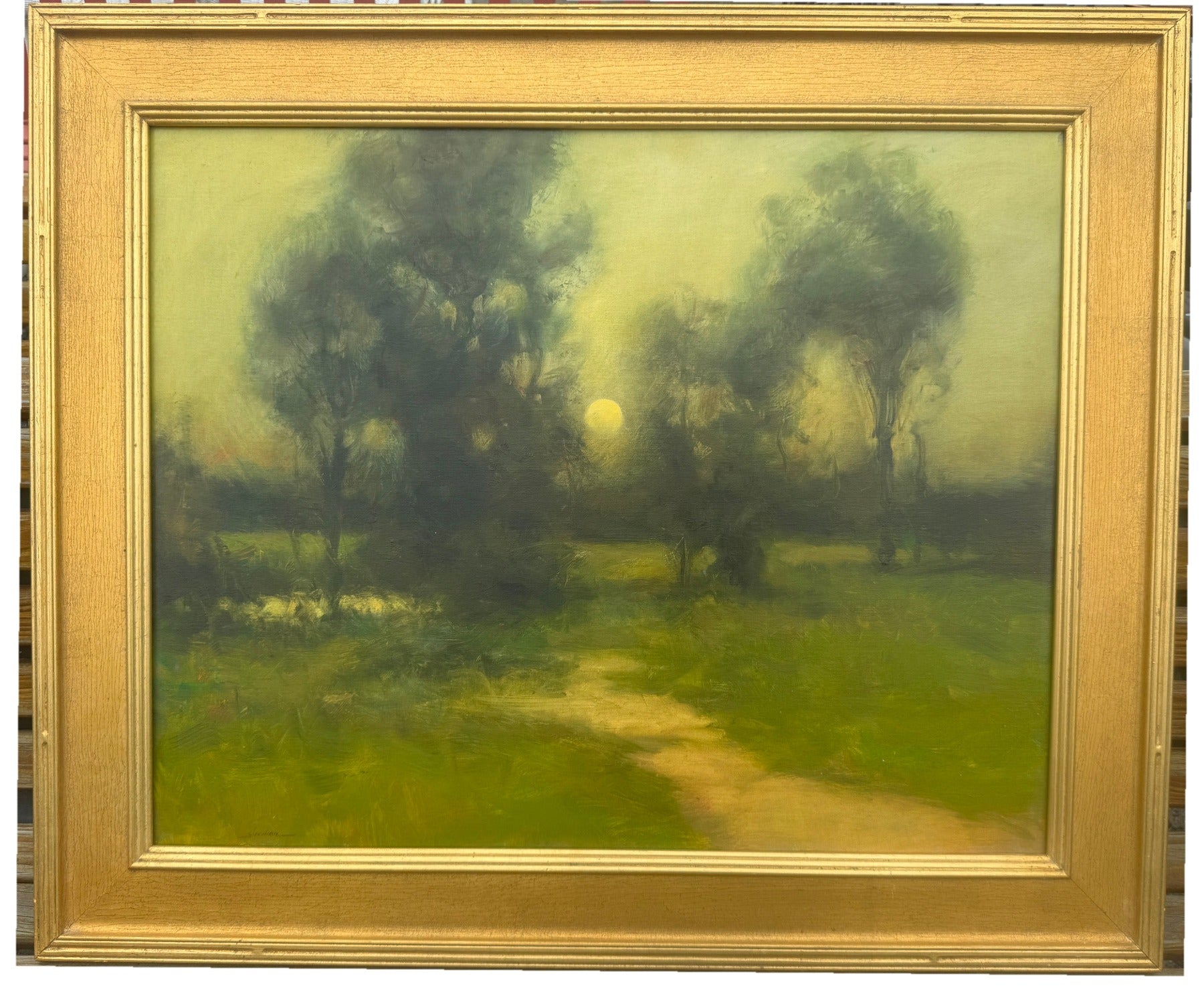 Dennis Sheehan Tonalist Landscape on white background