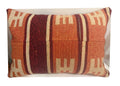 turkish kilim lumbar pillow on white background