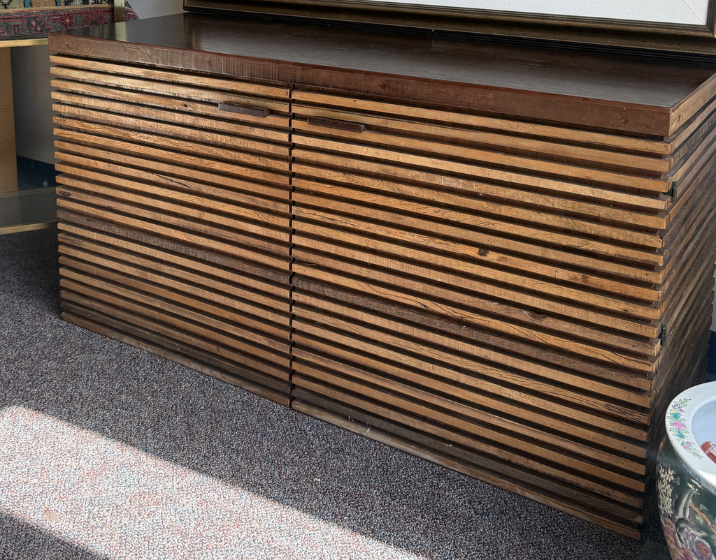 West Elm Slatted Buffet Credenza