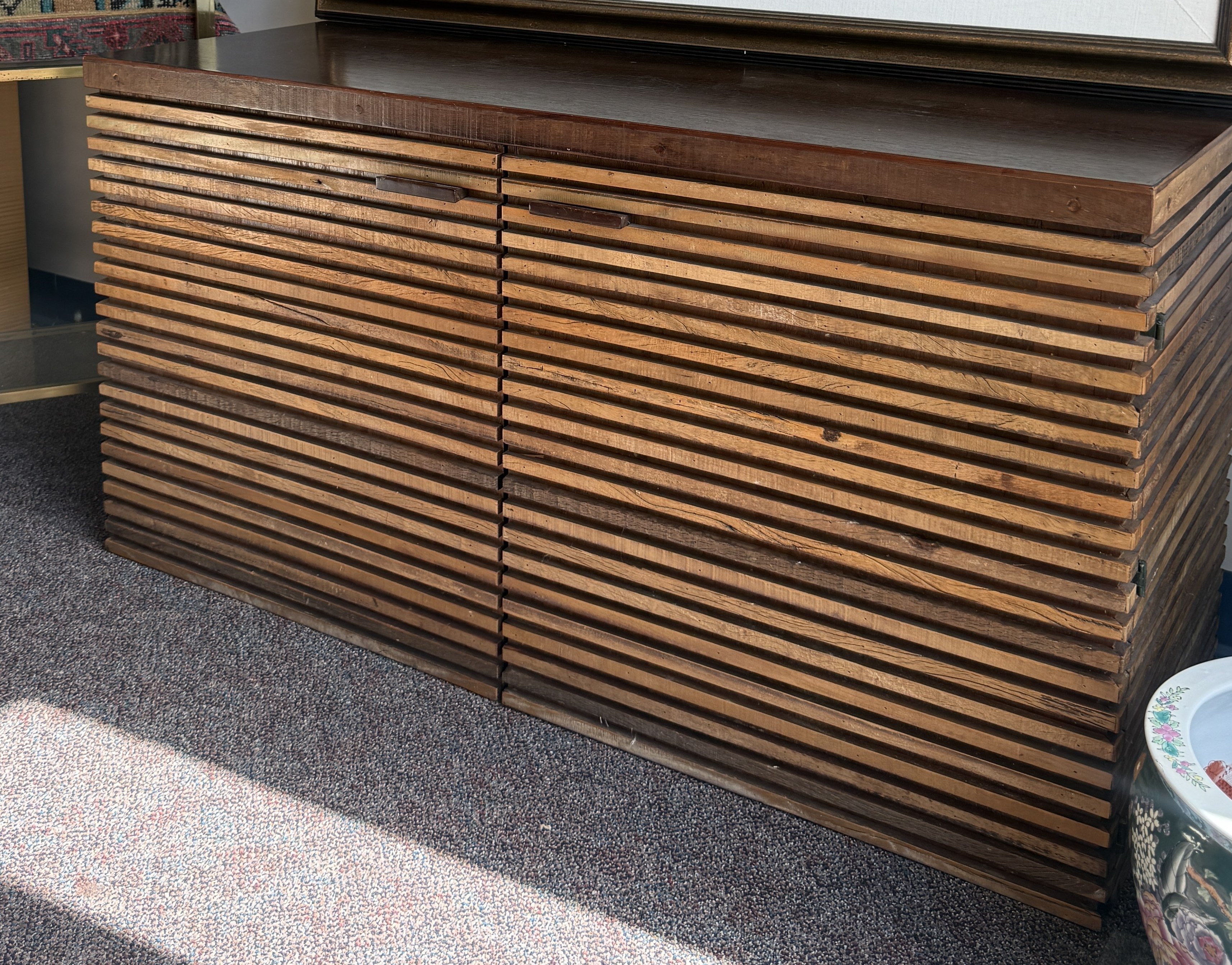 West Elm Slatted Buffet Credenza